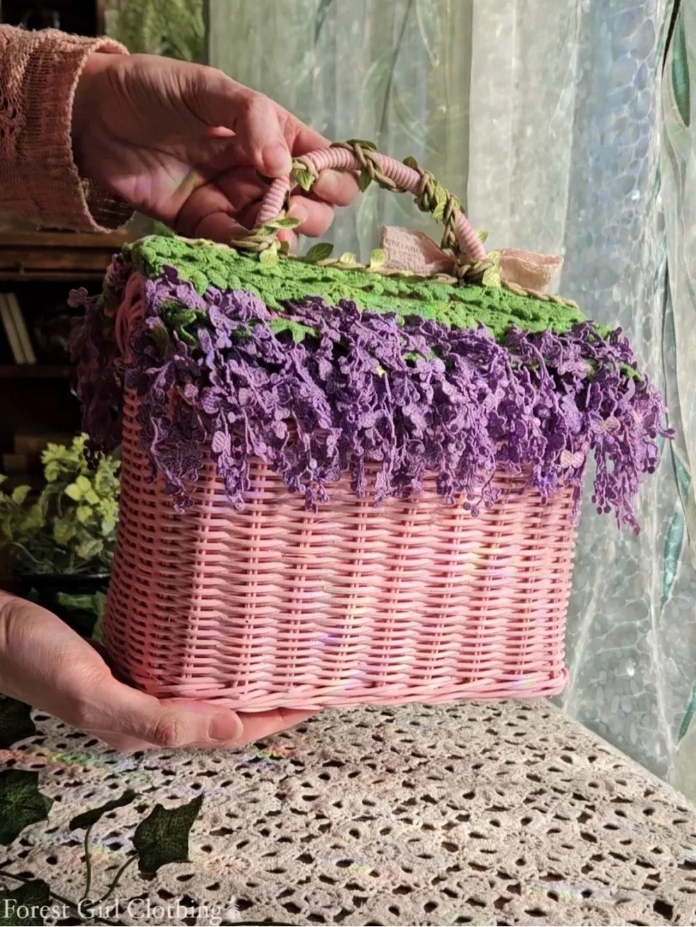 Wisteria Cottage Purse by Forest Girl Clothing - Picture 6 of 7